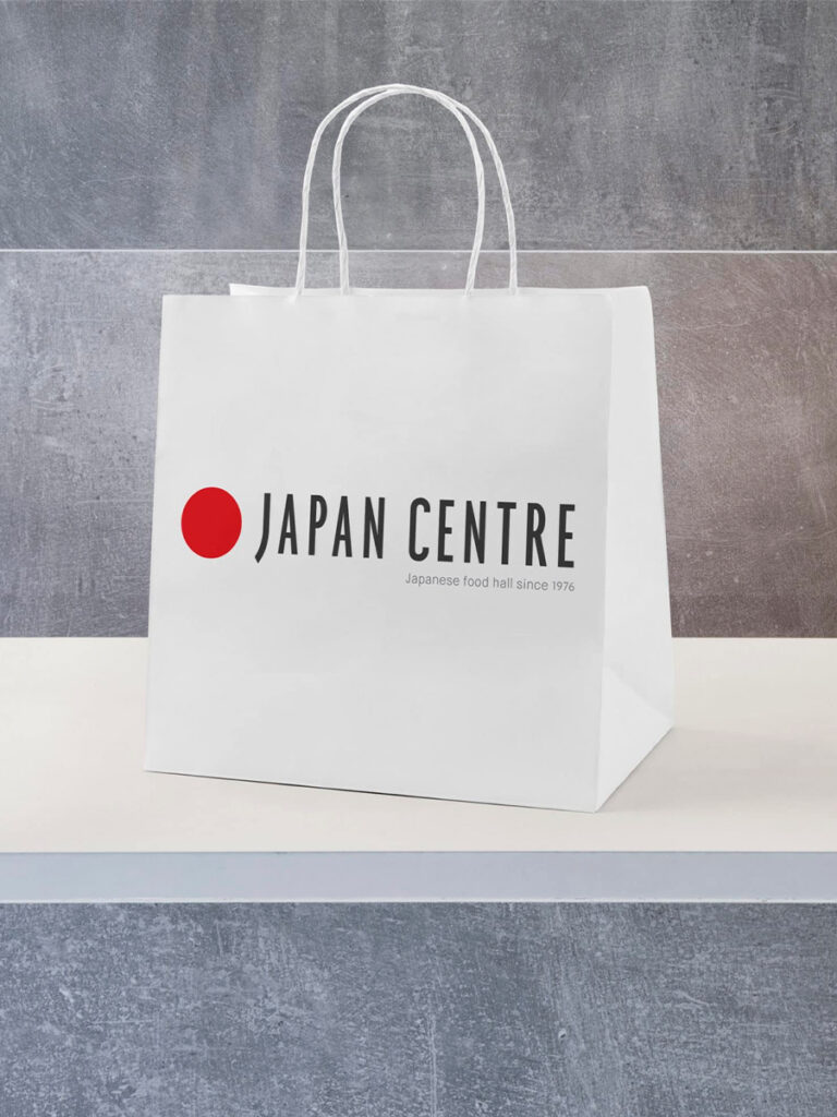 Japan Centre – Panton Street, London Japan Centre – Panton Street, London – Branding. Carrier bag design.