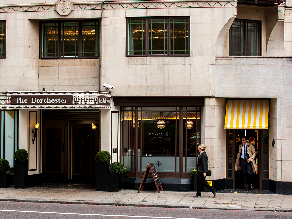 The Dorchester Parcafé – Park Lane, London The Dorchester Parcafé – Park Lane, London – Branding