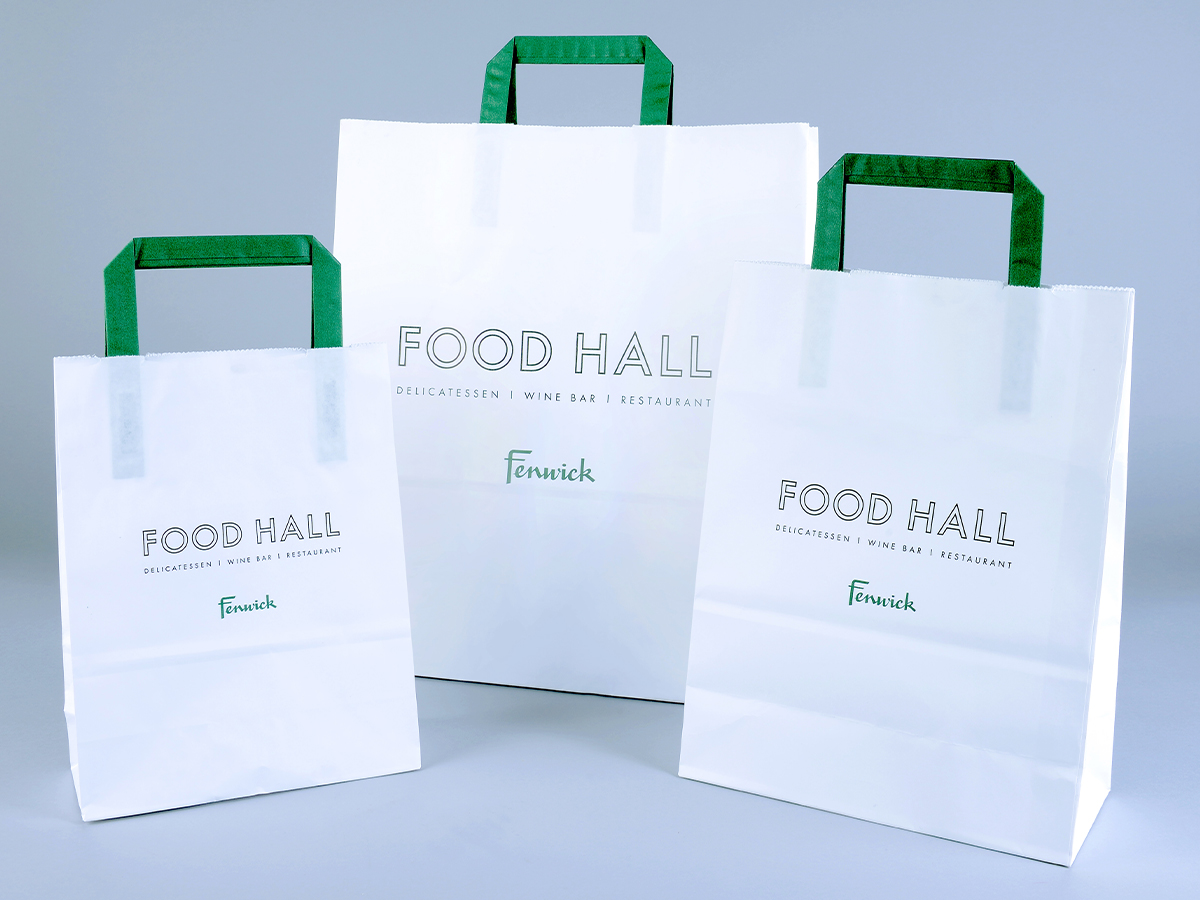Fenwick Food Hall – Newcastle Fenwick Food Hall – Newcastle – Branding. Carrier bag design.