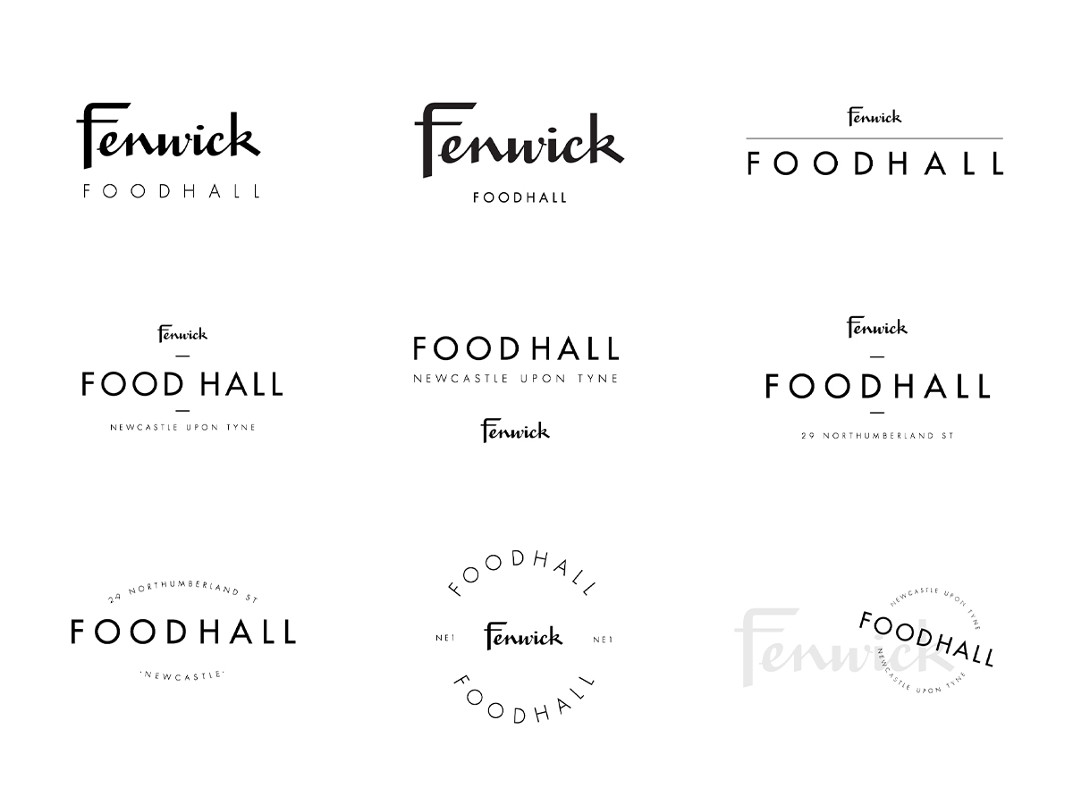 Fenwick Food Hall – Newcastle Fenwick Food Hall – Newcastle – Branding. Logo design.