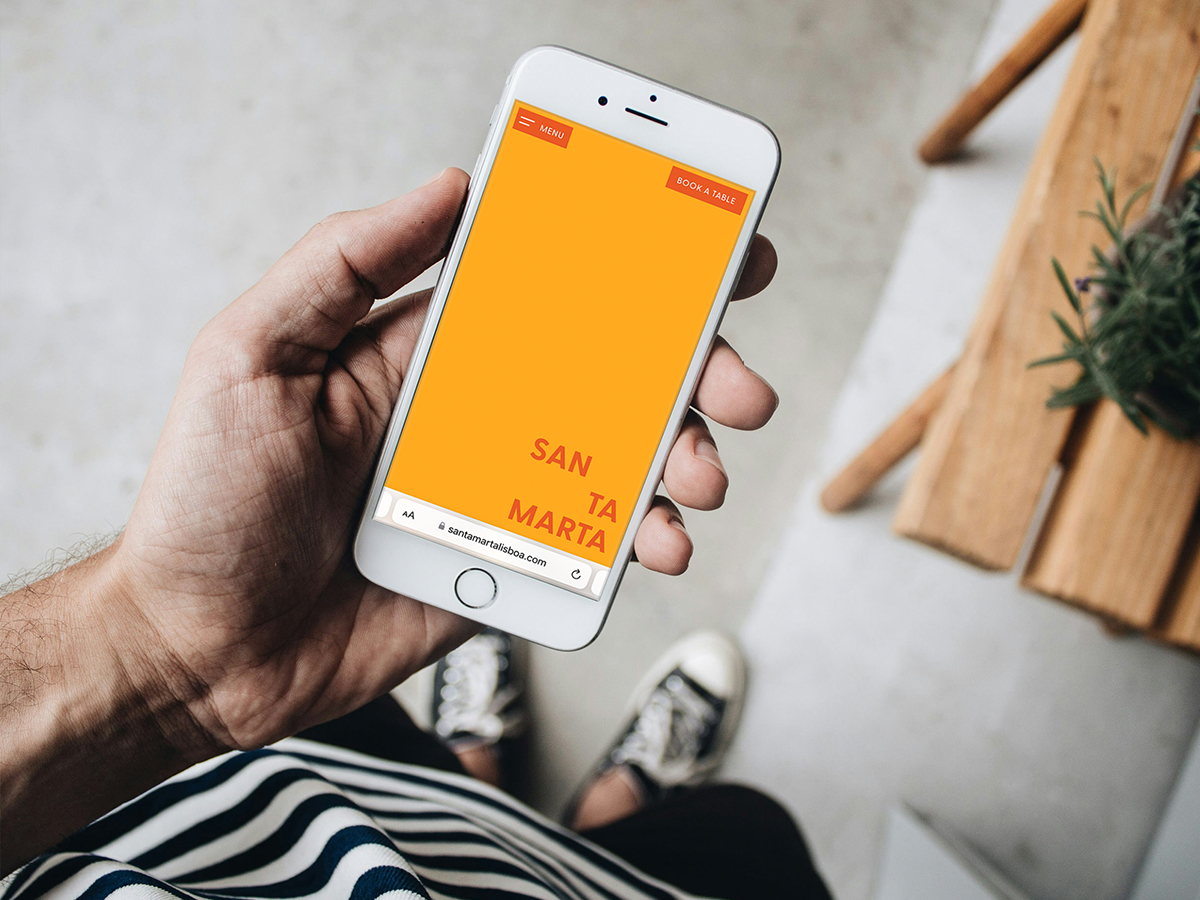 Santa Marta – Restaurant, Locke de Santa Joana, Lisbon. Brand identity design for Santa Marta – Restaurant, Locke de Santa Joana, Lisbon.