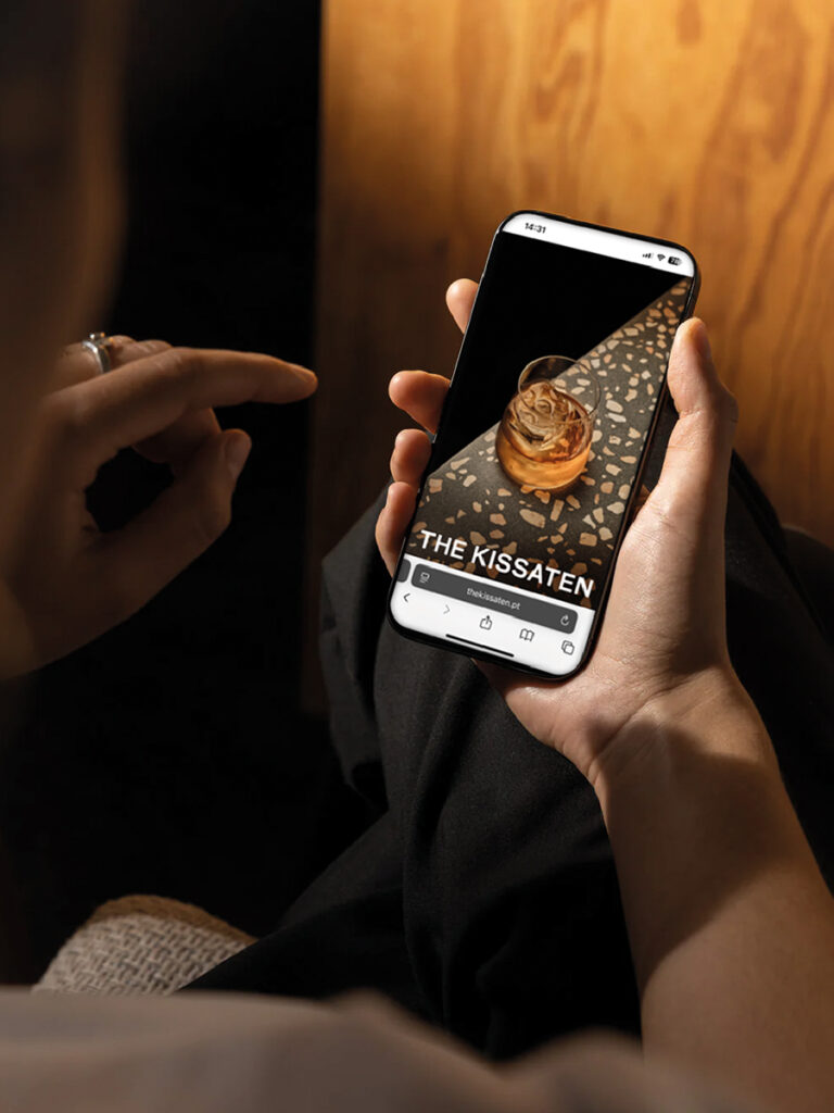 The Kissaten – Bar, Locke de Santa Joana, Lisbon. Logo design for The Kissaten – Bar, Locke de Santa Joana, Lisbon.