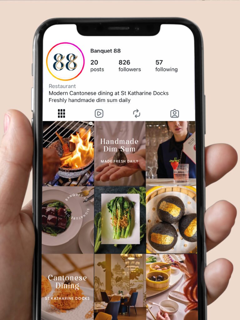 Restaurant social media style guide design.