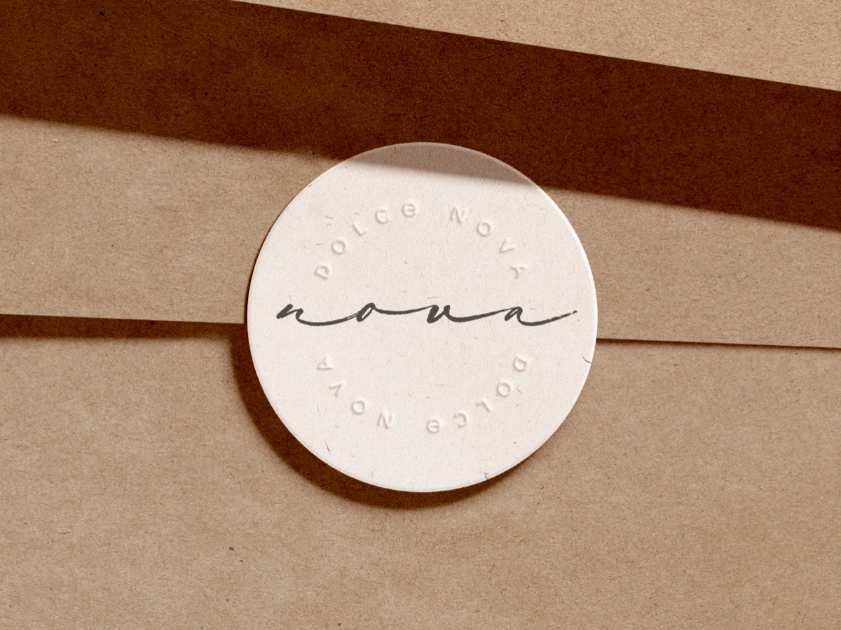 Brand identity design for Dolce Nova, Wyndham Hotels and Resorts Roundel logo design for Dolce Nova. Boutique hotel branding.