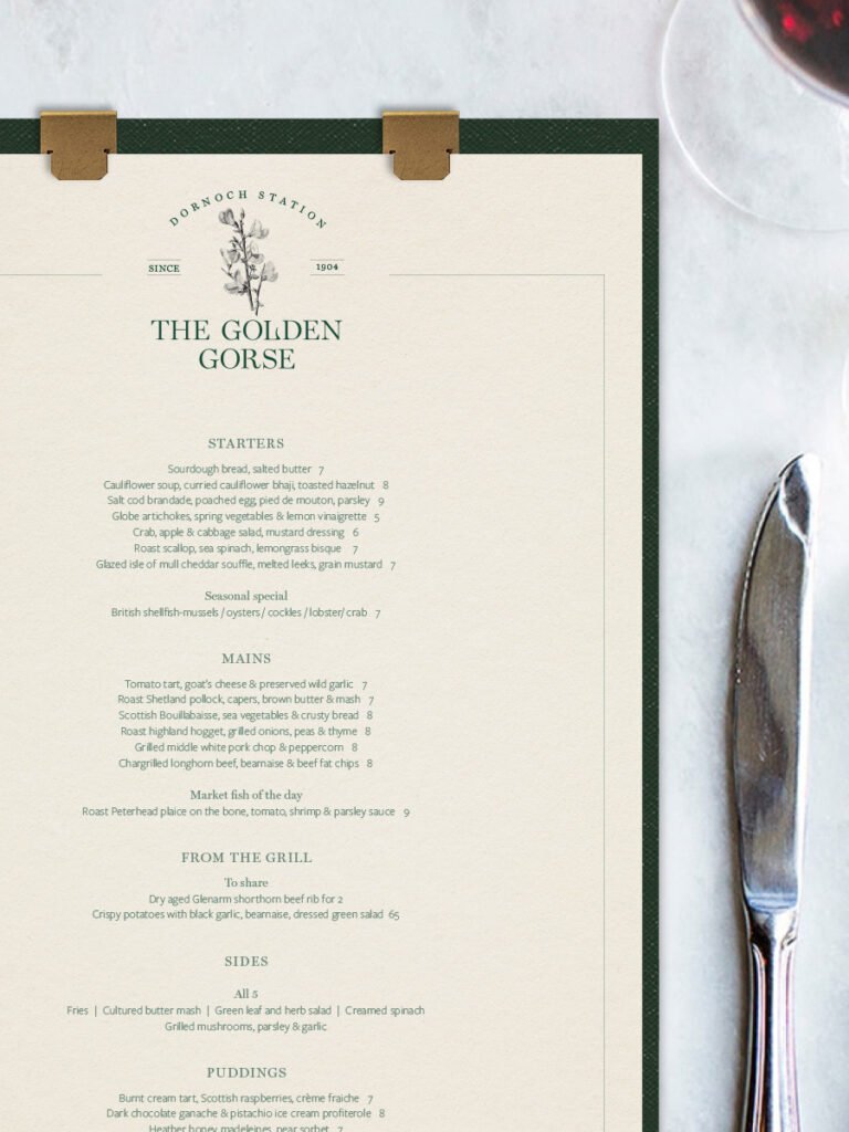 The Golden Gorse Restaurant, Dornoch Station – Marine and Lawn Hotels and Resorts The Golden Gorse Restaurant, Dornoch Station – Marine and Lawn Hotels and Resorts
