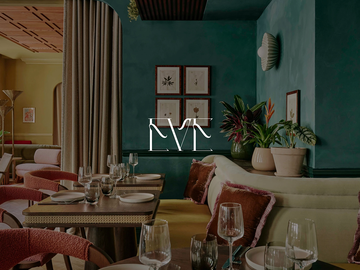 EVE Restaurant, Bar and Café – Ember Locke, Kensington Brand identity design for EVE Restaurant, Bar & Café – Ember Locke, Kensington - Branding and design