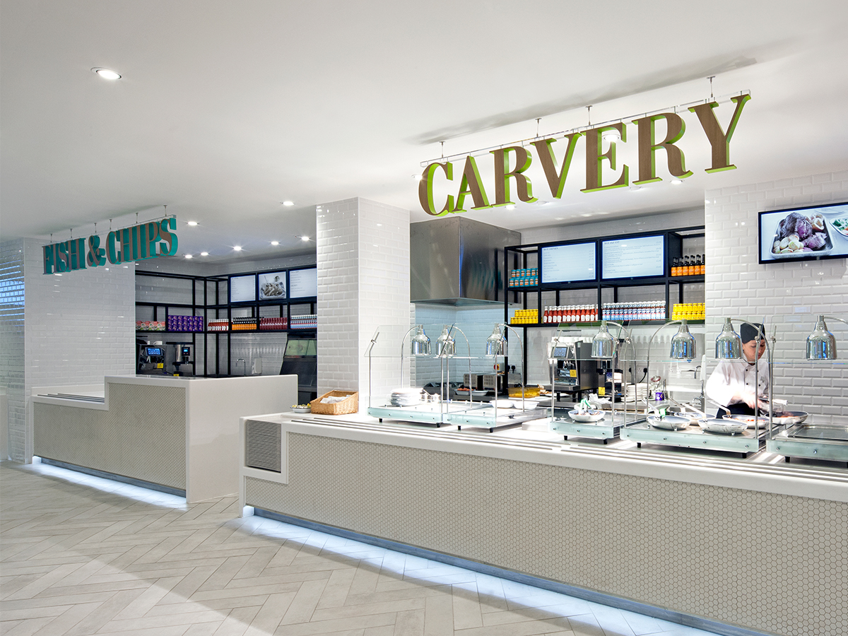 Restaurant on 5 – Debenhams Restaurant on 5 – Debenhams. Signage design.