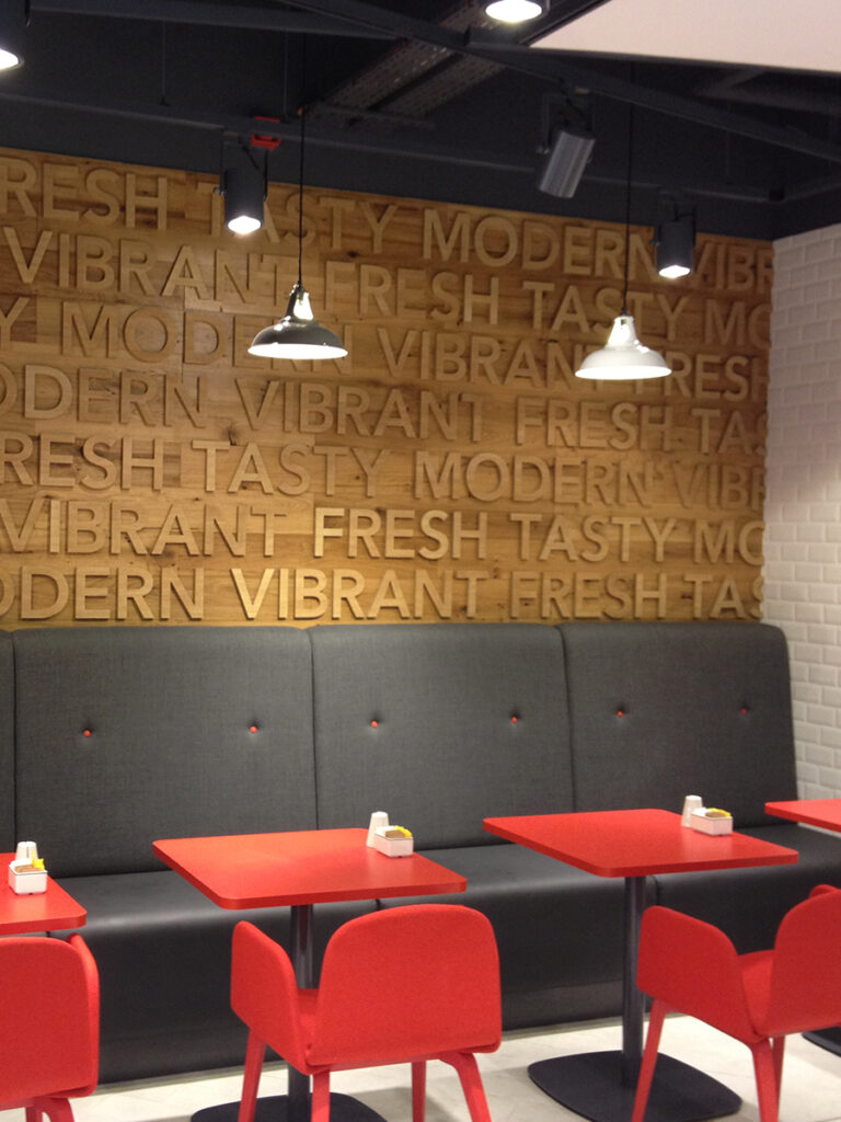 Café on 2 – Debenhams Café on 2 – Debenhams. Environmental graphics.