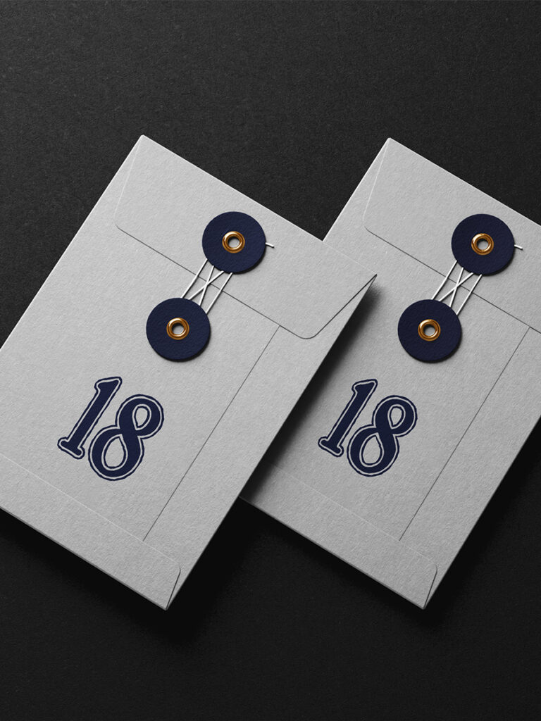 Eighteen Restaurant at Rusacks, St Andrews – Marine and Lawn Hotels and Resorts Brand identity design for Eighteen Restaurant at Rusacks, St Andrews – Marine and Lawn Hotels and Resorts - Branding and design
